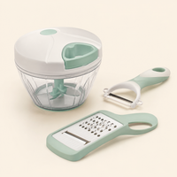3-in-1 Manual Kitchen Prep Set