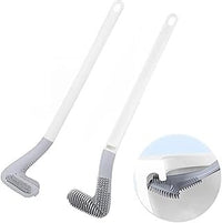 Golf Shape Toilet Brush Cleaner Silicon Toilet Cleaning Brush with Slim Non-Slip Long Handle